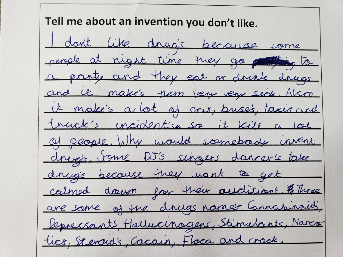 Children's opinions about inventions