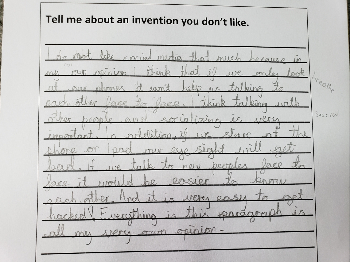 Children's opinions about inventions