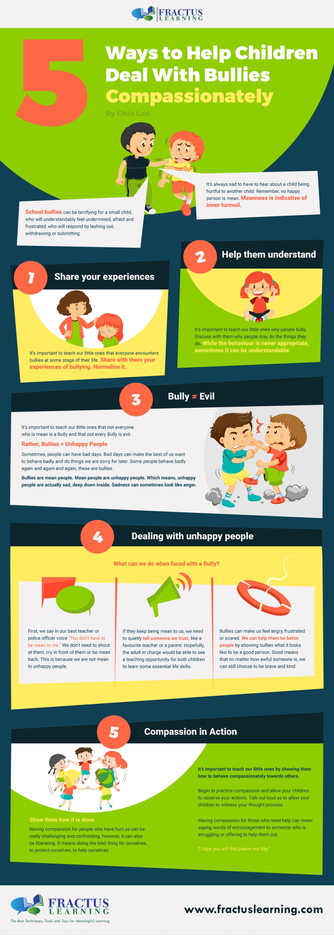 5 Ways to Help Children Deal with Bullies Compassionately