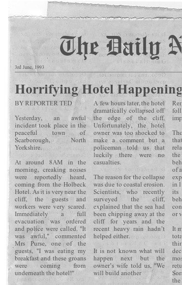 Newspaper generator example