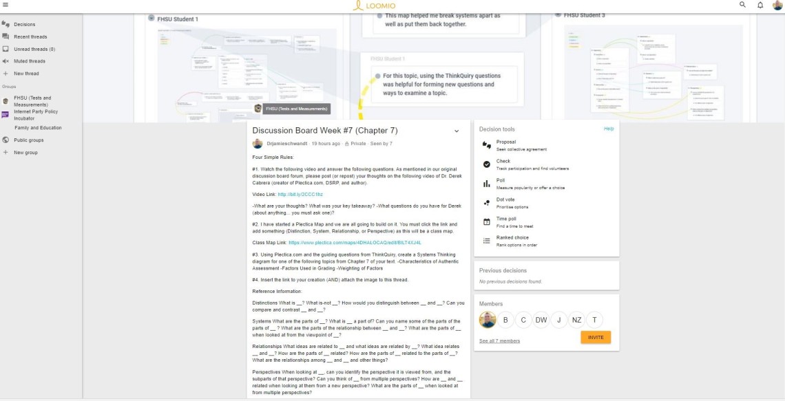 Swarming the classroom - Dr. Schwandt_s Tests and Measurements Course