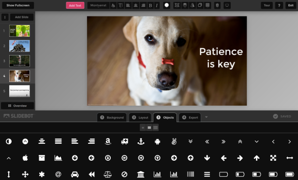 Slidebot - classroom presentations