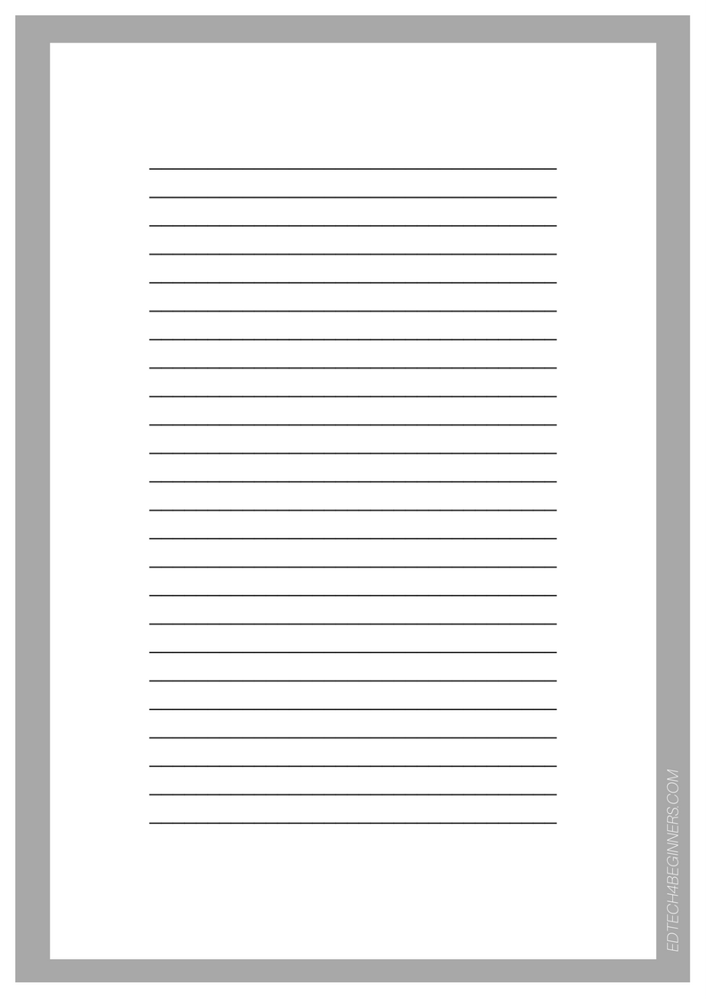 Poetry Writing Template