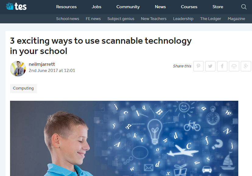 3 exciting ways to use scannable technology in your school