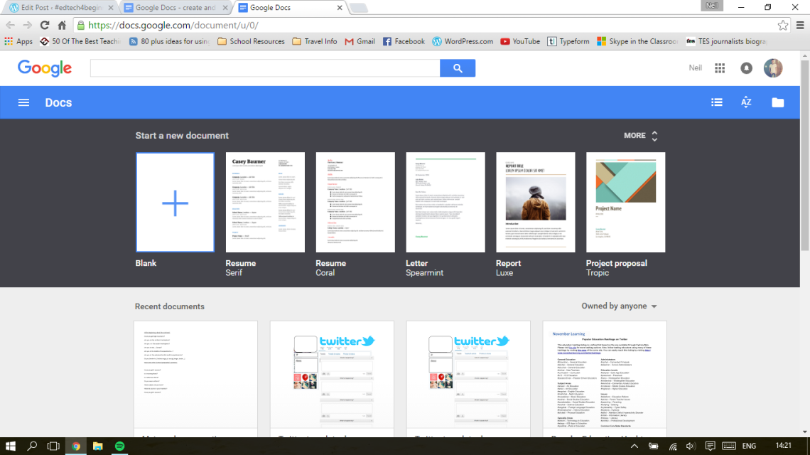 Using Google Docs In Teaching
