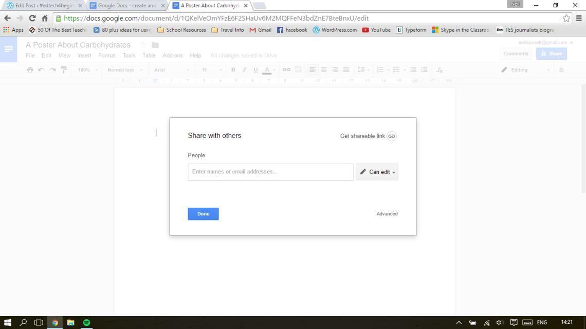 Using Google Docs In Teaching