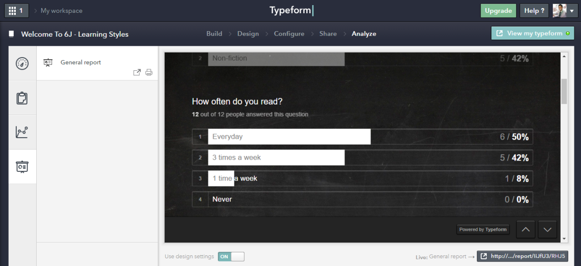 Typeform in the classroom