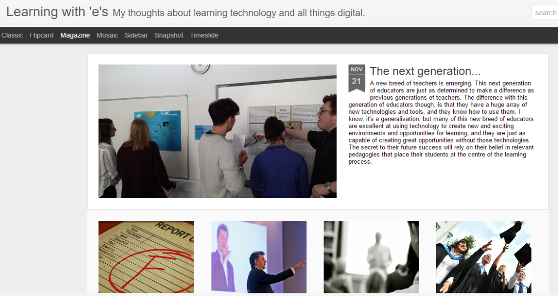 The next generation of teachers