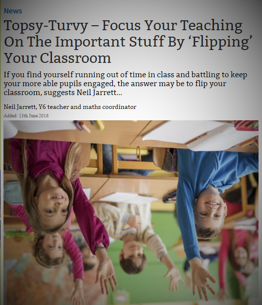 Teachwire Article On Flipping Your Classroom