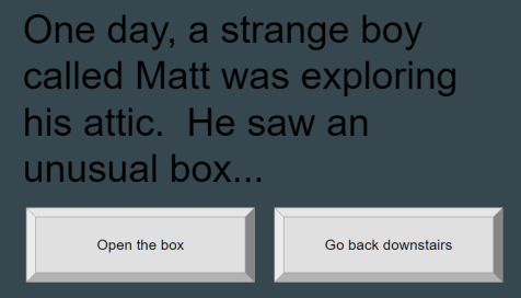 Google Slides adventure stories